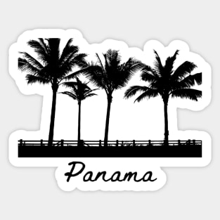 Panama Palm Trees Sticker